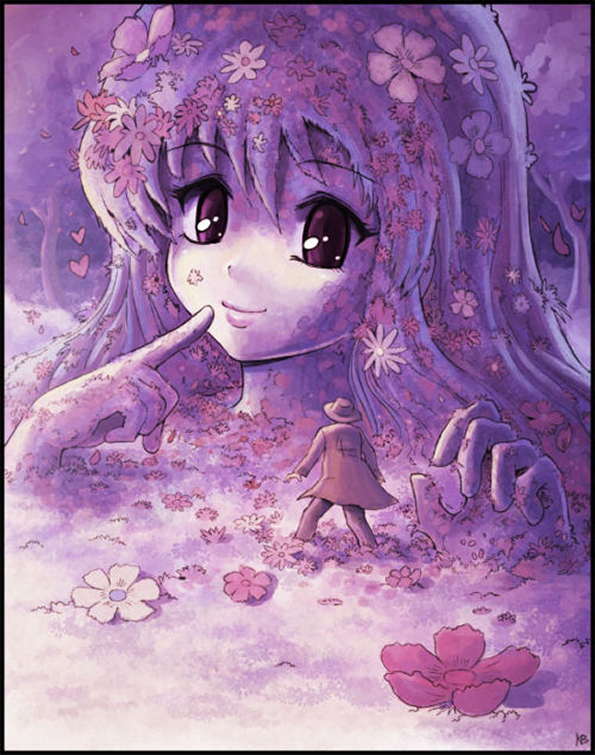 A Bloom Dryad seen by a Human