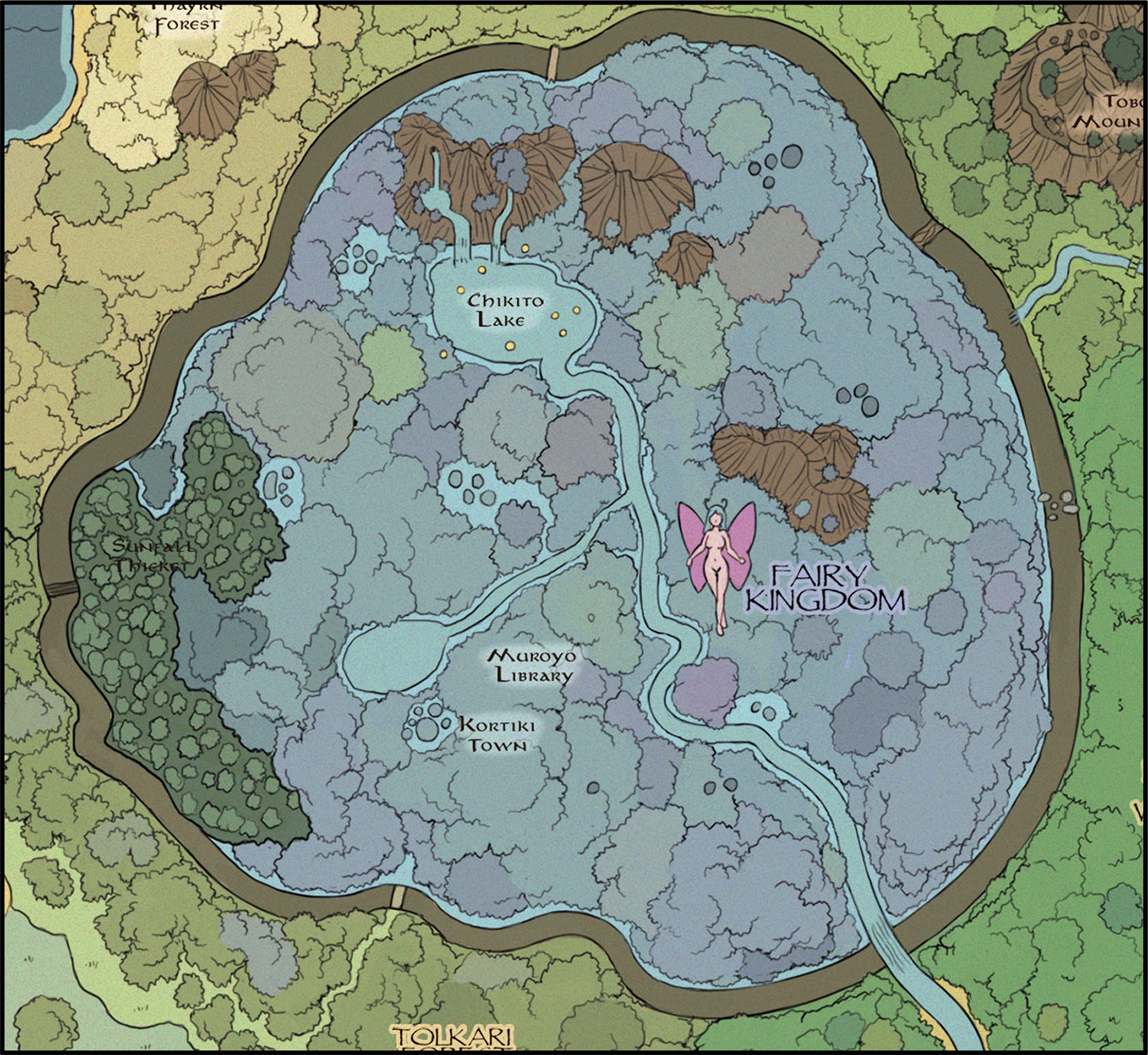 Fairy Kingdom Map